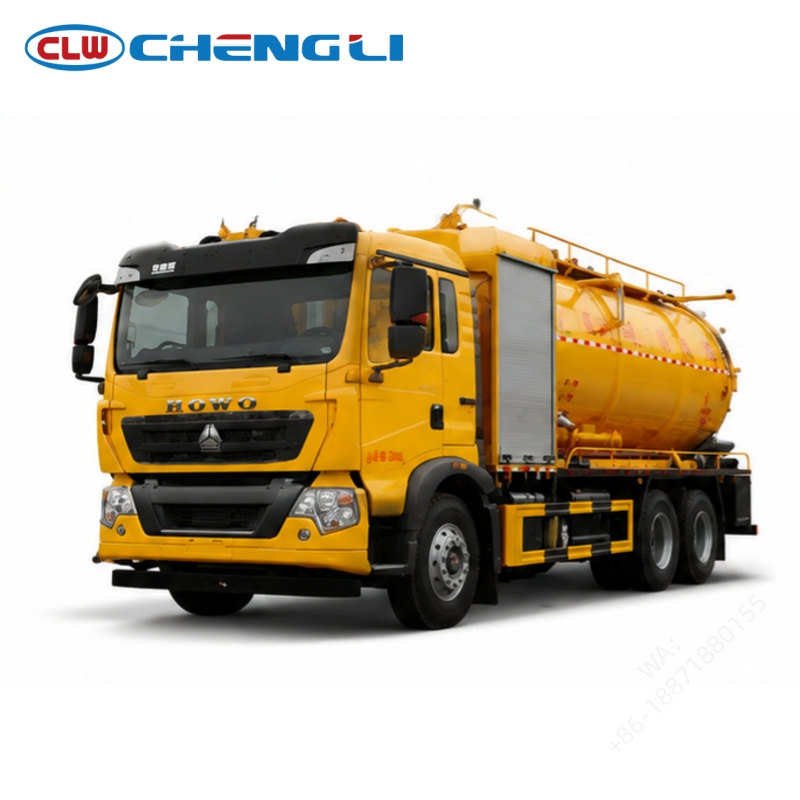 HOWO 25-Ton Jetting Vacuum Truck