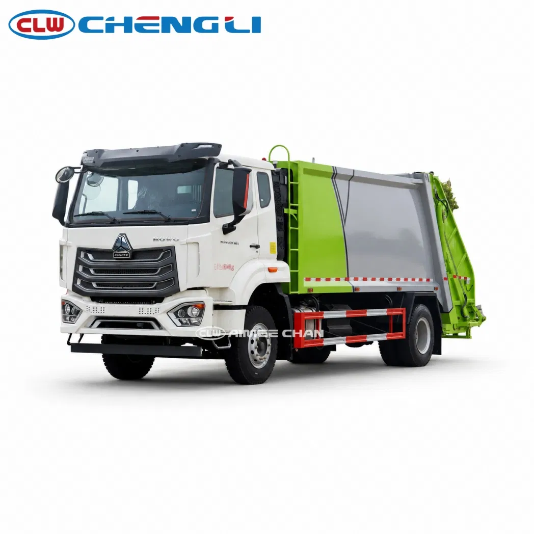 HOWO Refuse Compactor with Swing-Arm Bin Loader