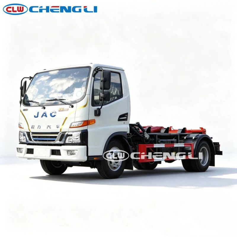 JAC Electric Hook Lift Garbage Truck