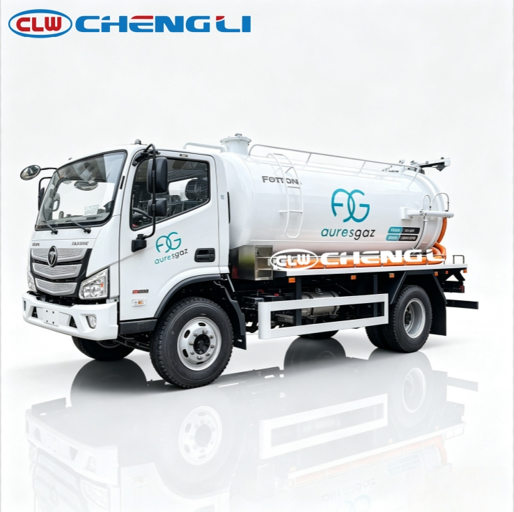 Foton 8 m³ Vacuum Sewage Truck
