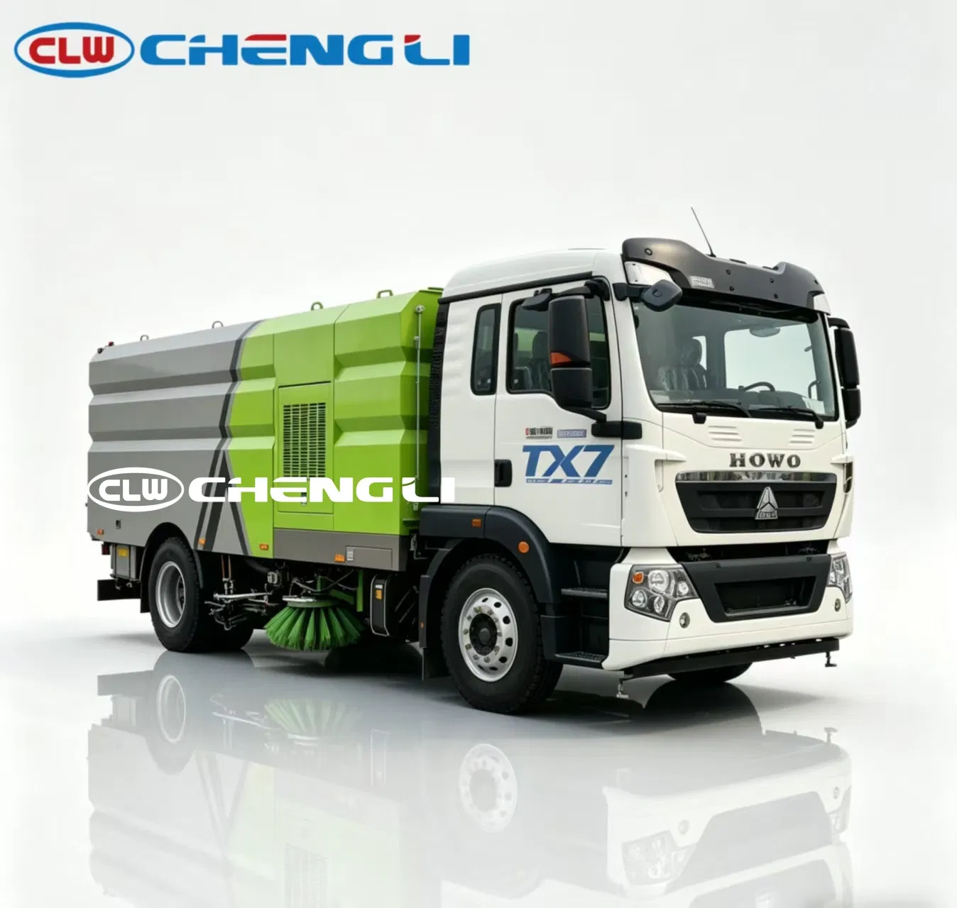 Heavy-Duty Municipal Street Sweeper